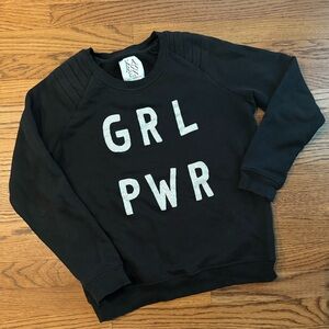 Zoe Karssen size small sweatshirt iconic Grl Pwr Girl Power perfect condition